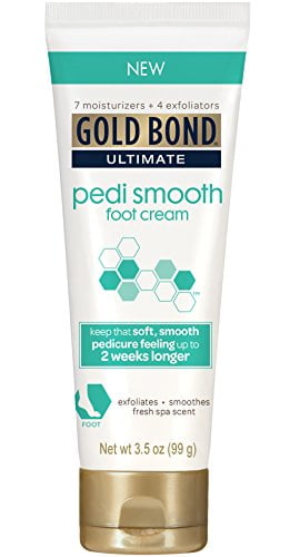 2 Pack Gold Bond Pedi Smooth Foot Cream Exfoliates and Smoothes Feet 3.5oz Each