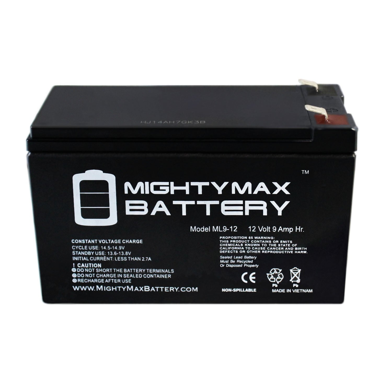 12V 9Ah SLA Replacement Battery for Monster Rockin Roller 4 Speaker