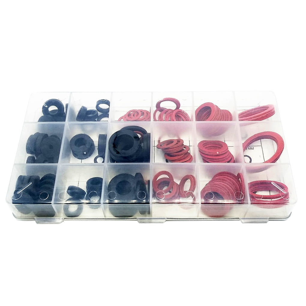 141-Piece Faucet Washer Assortment Kit 18 Different Assorted Sizes O-ring Seal Silicone Gaskets