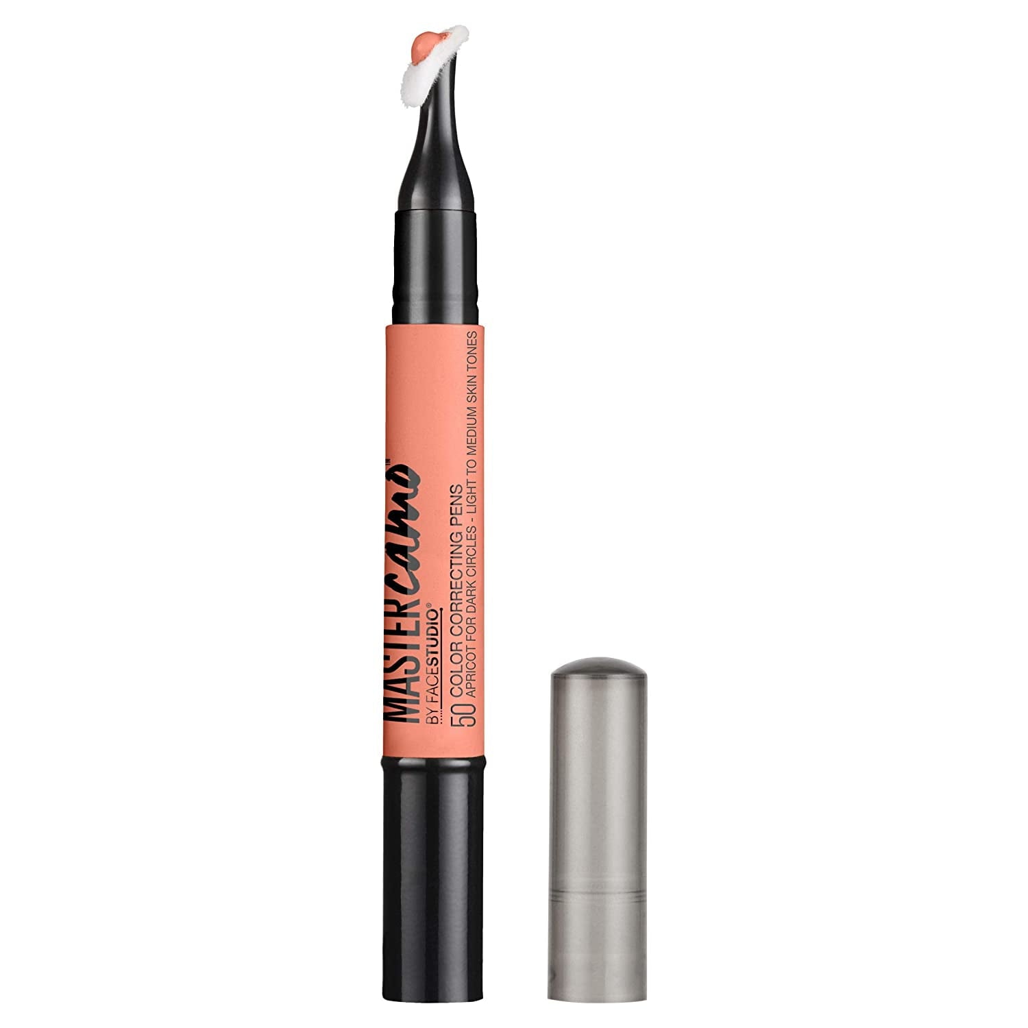 2 Pack Maybelline New York Master Camo Color Correcting Pen, Apricot For Dark Circles, light-med, 0.05 fl. oz