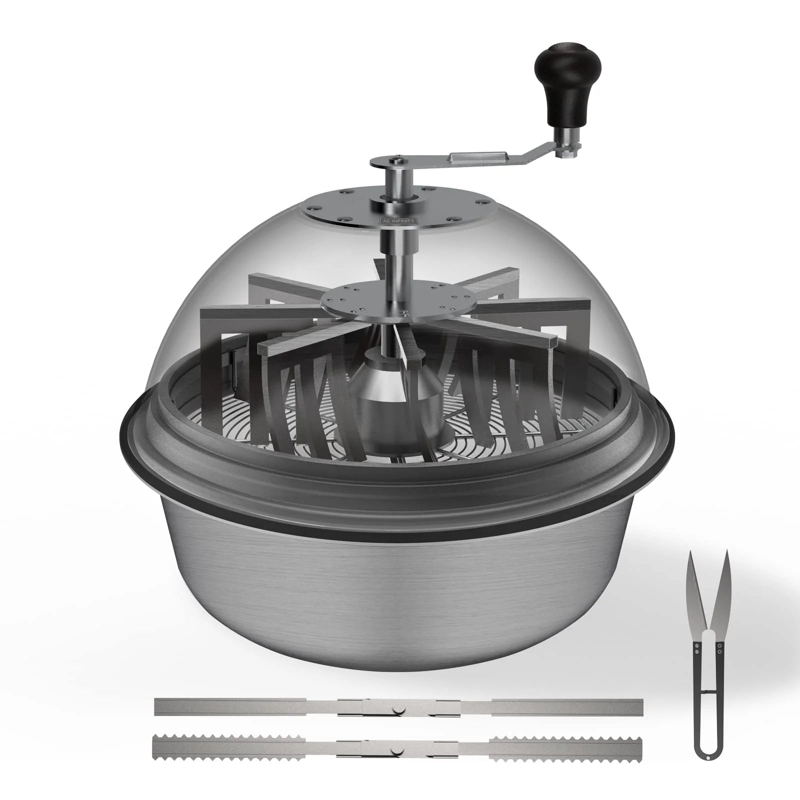 16" Bud Leaf Bowl Trimmer with Stainless Steel Blades