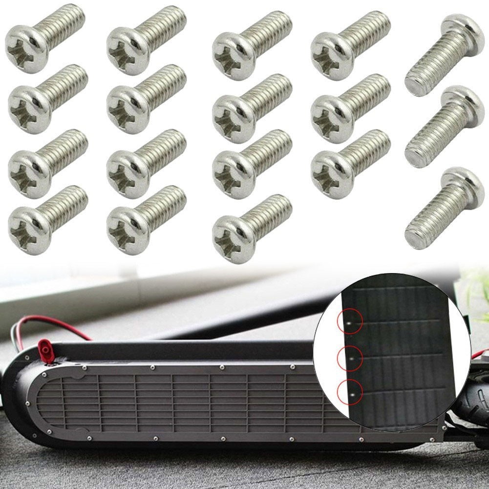 18pcs Electric Scooter Bottom Cover Steel Screws Fit For NINEBOT Max G30 10*4mm