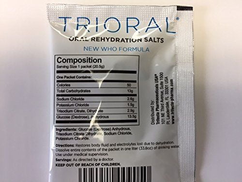 15 Packs of TRIORAL Oral Re-hydration Salts