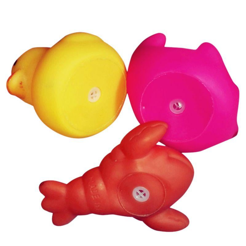 13 Pcs Summer Baby Children Bathing Water Toys Animal Pinching Voice Float Squeaky Animal Toy