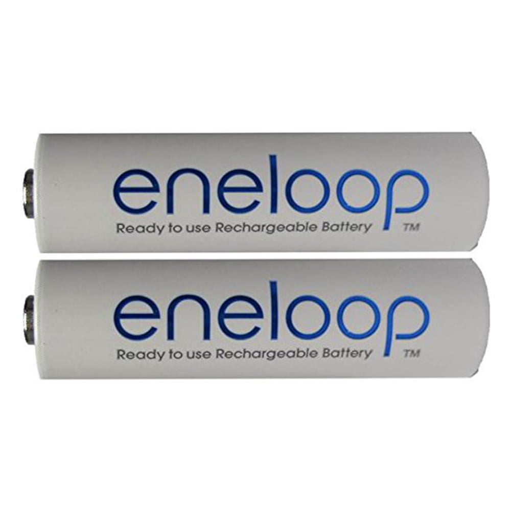 2 Pack AAA Panasonic Eneloop 4th Generation NiMH Pre-Charged Rechargeable Batteries Newest Version 2100 Cycles