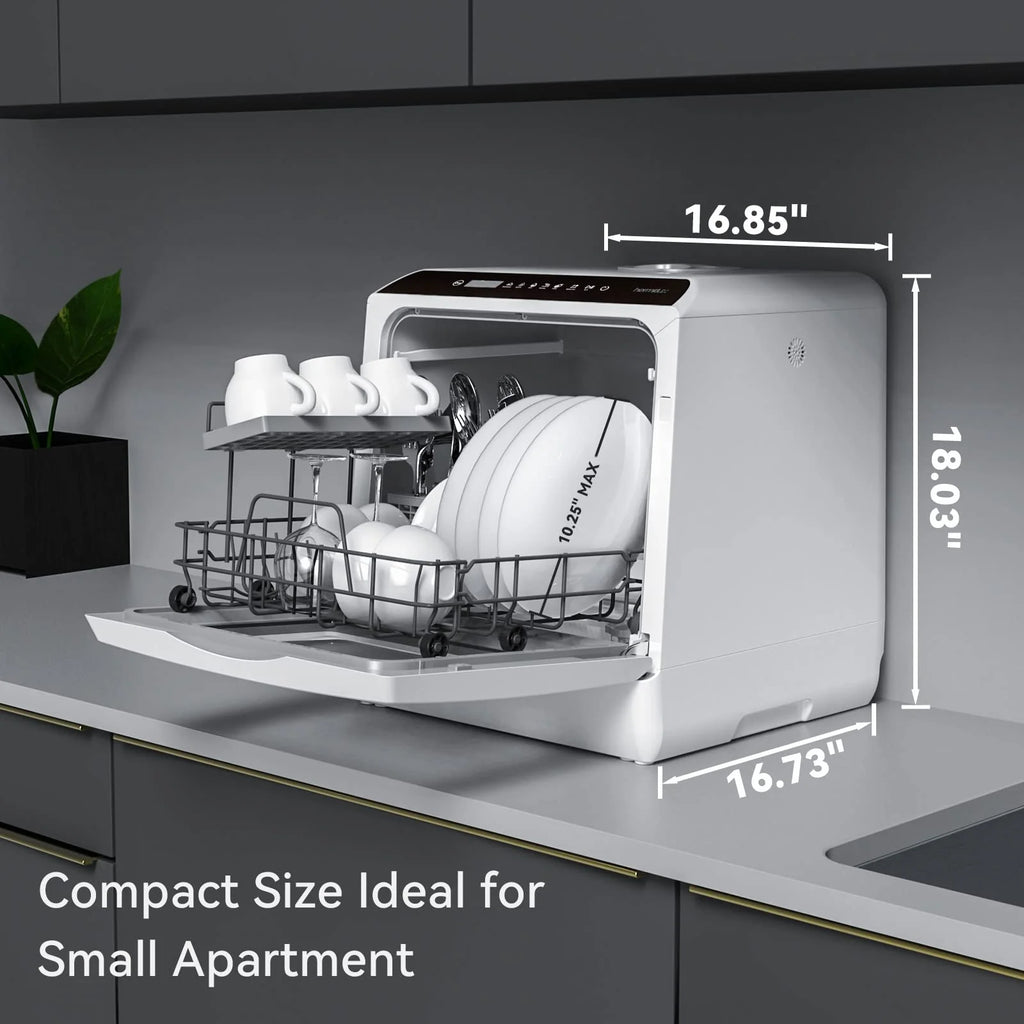 Countertop Dishwasher With 5-Liter Built-in Water Tank