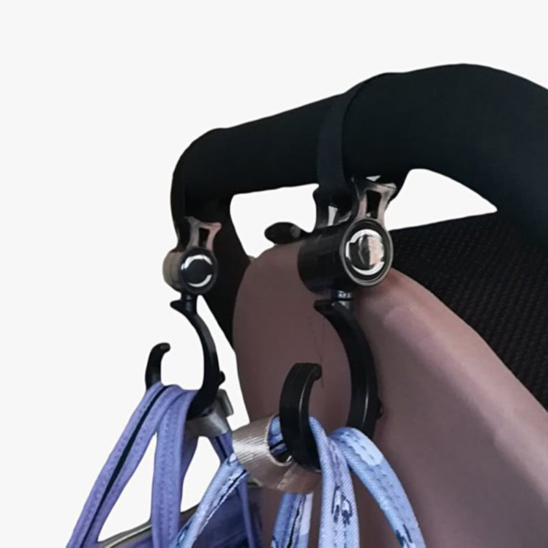 2 pieces / set of baby clothes hanger stroller hook stroller rotating 360 ° stroller hook accessories, stroller hook