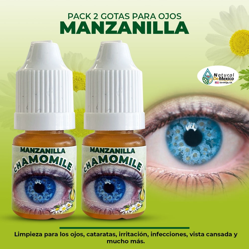 2 Gotas para Ojos de Manzanilla Refresh Optive Lubricant Eye Drops