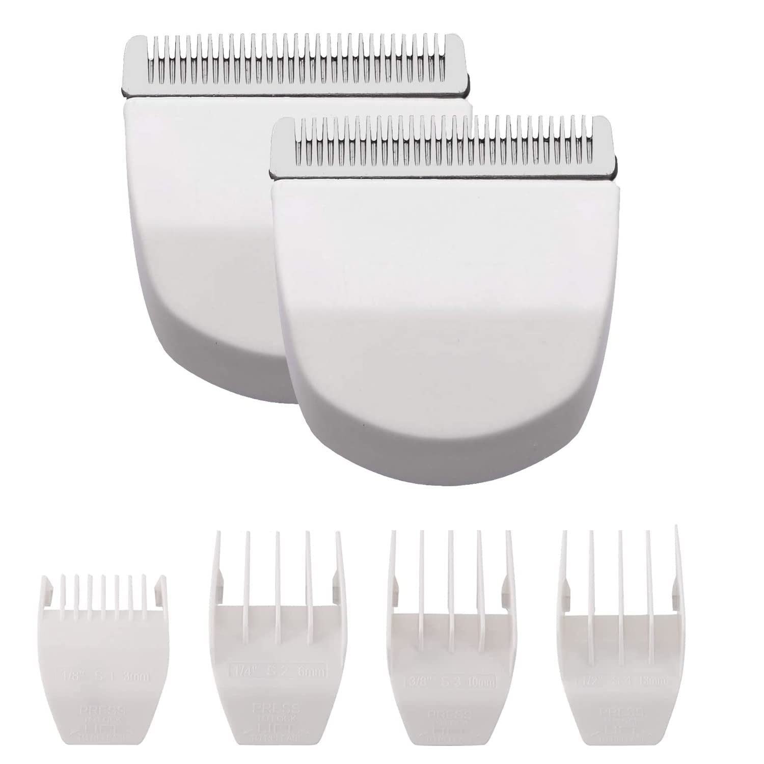 2 Pack Professional Peanut Clipper/Trimmer Snap On Replacement Blades #2068-300 – Compatible with Wahl Peanut Hair Clipper/Trimmer