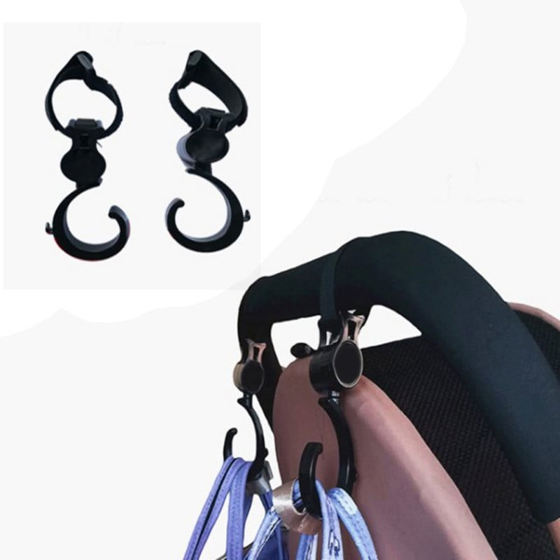 2 pieces / set of baby clothes hanger stroller hook stroller rotating 360 ° stroller hook accessories, stroller hook