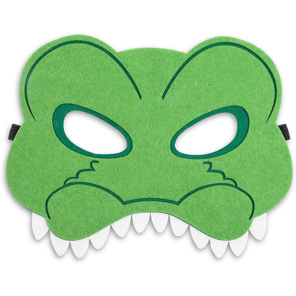 12-Pack Animal Party Felt Masks, Safari Jungle Theme for Kids Birthday Party Favors and Costume Dress Up, 12 Designs