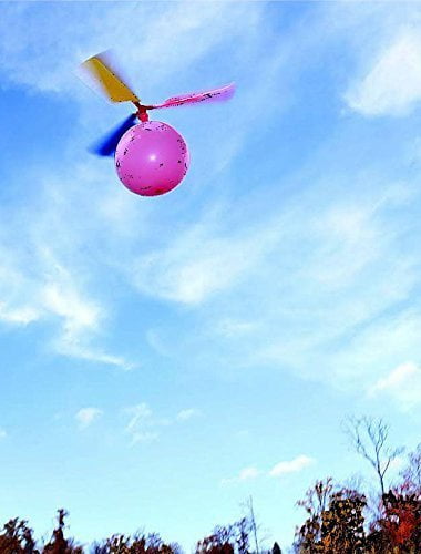 12 Pcs Kids Balloon Helicopter Airplane,Balloon Powered Helicopter Flying Toy for Children’s Day Gift Party Favor easter basket, stocking stuffer or birthday