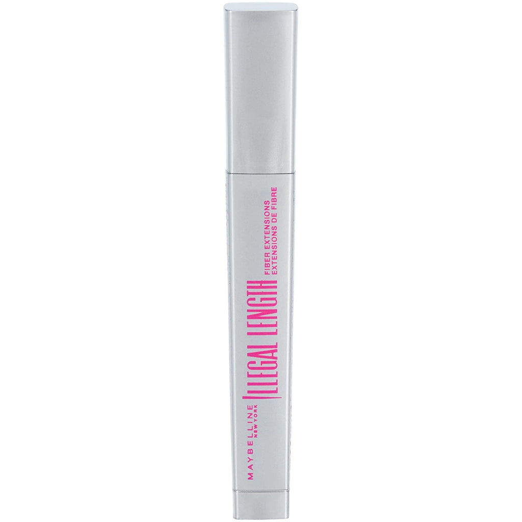 1pc Maybelline Illegal Length Fiber Extensions Mascara BLKest BLK 0.22oz #930