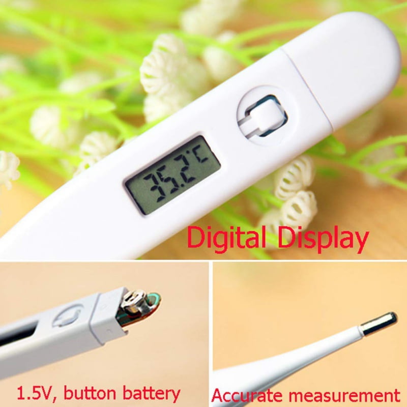 1Pcs Oral LCD Digital Thermometer For Kid Baby Adult Health Medical Thermometers