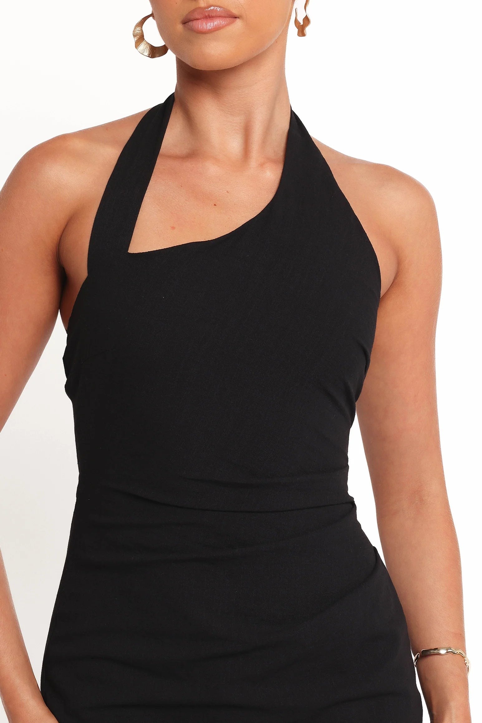 Asymmetric Strap Mini Dress