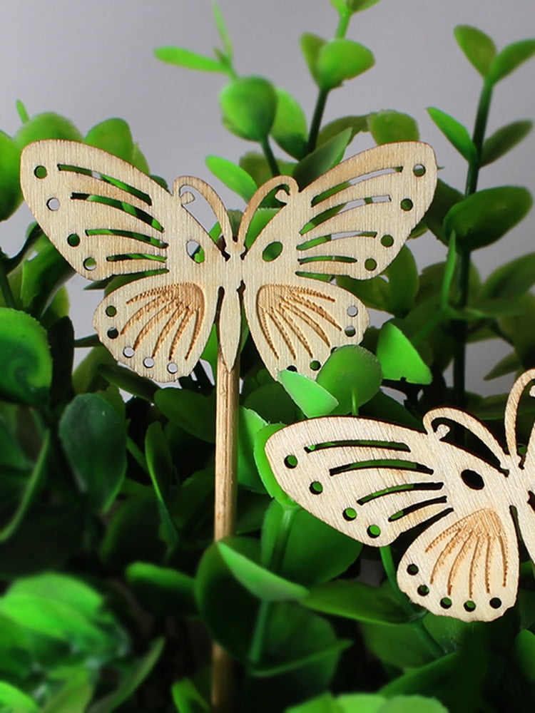 12pcs Home Wooden No Fire Reed Diffuser Sticks Bedroom Butterfly Replacement Aromatherapy Supplies Handmade Fragrance