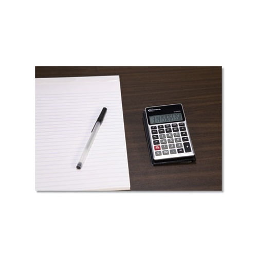 15922 Pocket Calculator Dual Power, 12-Digit LCD Display