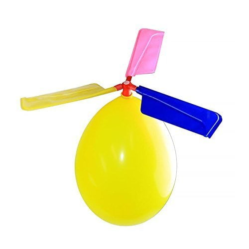 12 Pcs Kids Balloon Helicopter Airplane,Balloon Powered Helicopter Flying Toy for Children’s Day Gift Party Favor easter basket, stocking stuffer or birthday