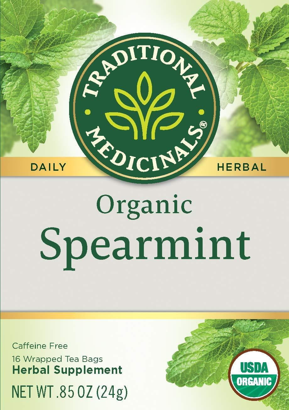 2 Packs of Traditional Medicinals Organic Tea – Spearmint 16 Bags