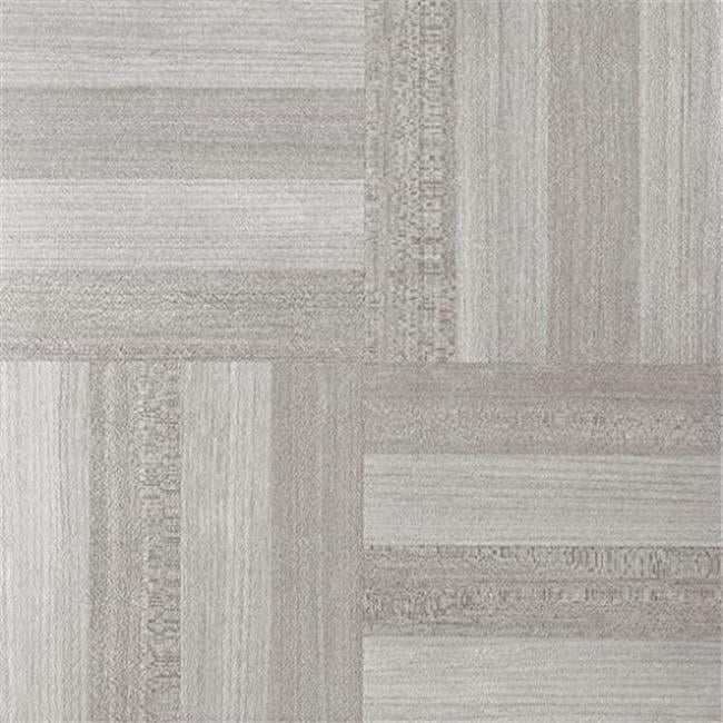 12 x 12 in. Nexus Ash Grey Wood Self Adhesive Vinyl Floor Tile – 20 Tiles by 20 sq. ft
