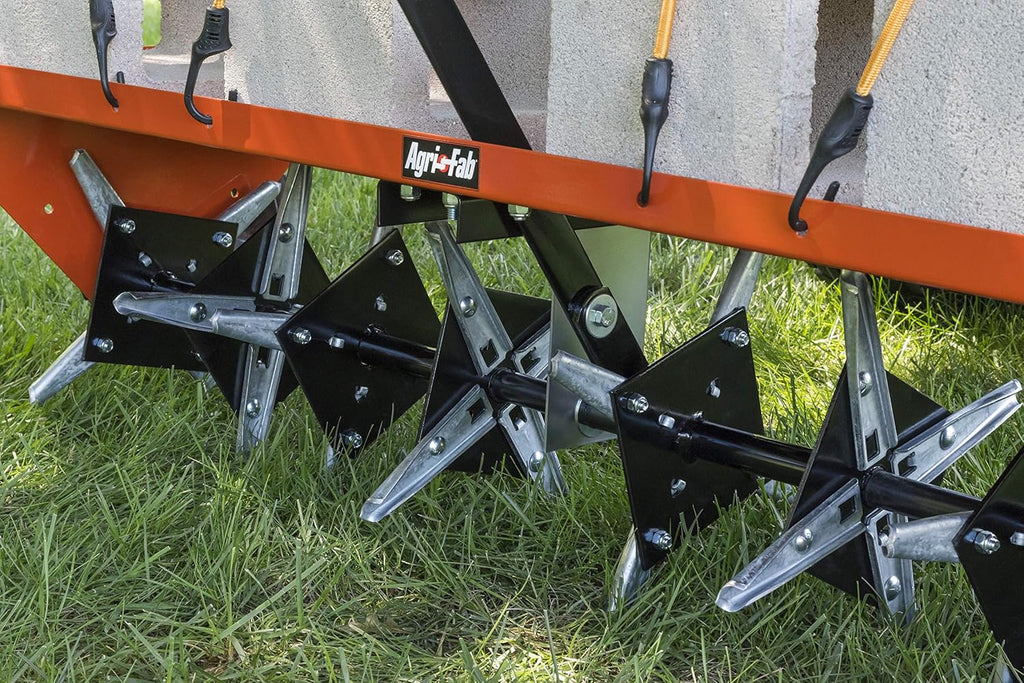 48" Tow Behind Lawn Plug Aerator with Universal Hitch; Designed to Pull Behind Lawn & Garden Tractors