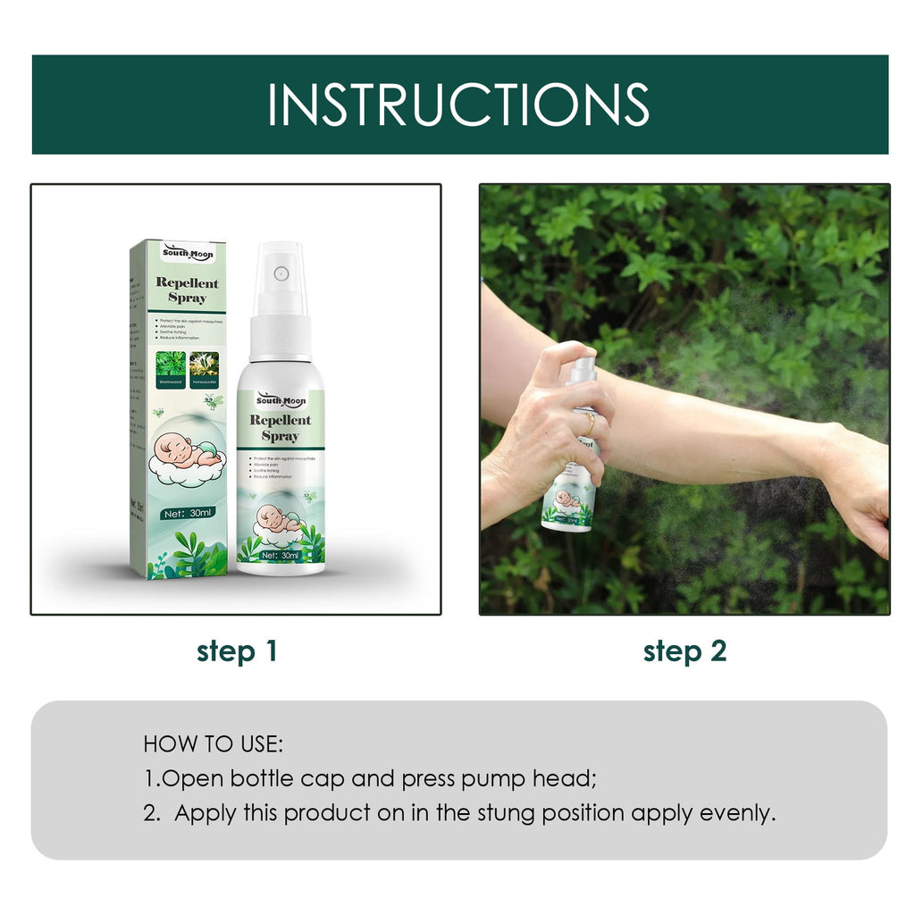 2 Pack Kid Safe Anti-Itch and Anti-Sting Spray for Mosquito Bite Relief, Bug Bite Itch Relief, Bee Stings, Hives and More