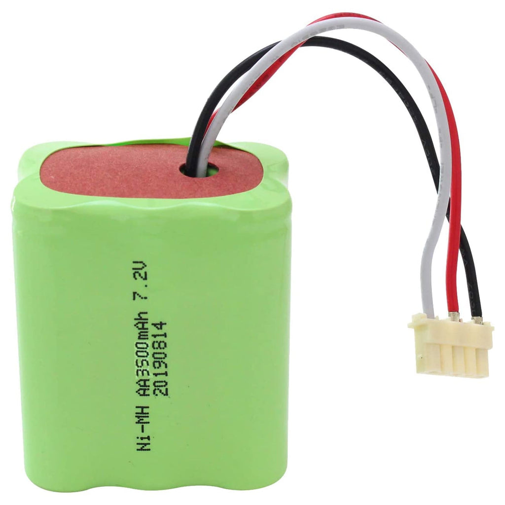2 Pack 7.2V 3500mAh Ni-MH Replacement Battery Compatible with iRobot Vacuum Cleaner Sweeping Machine Braava 380 380T 390 390T Mint 5200B 5200C Floor Mopping Robots Battery