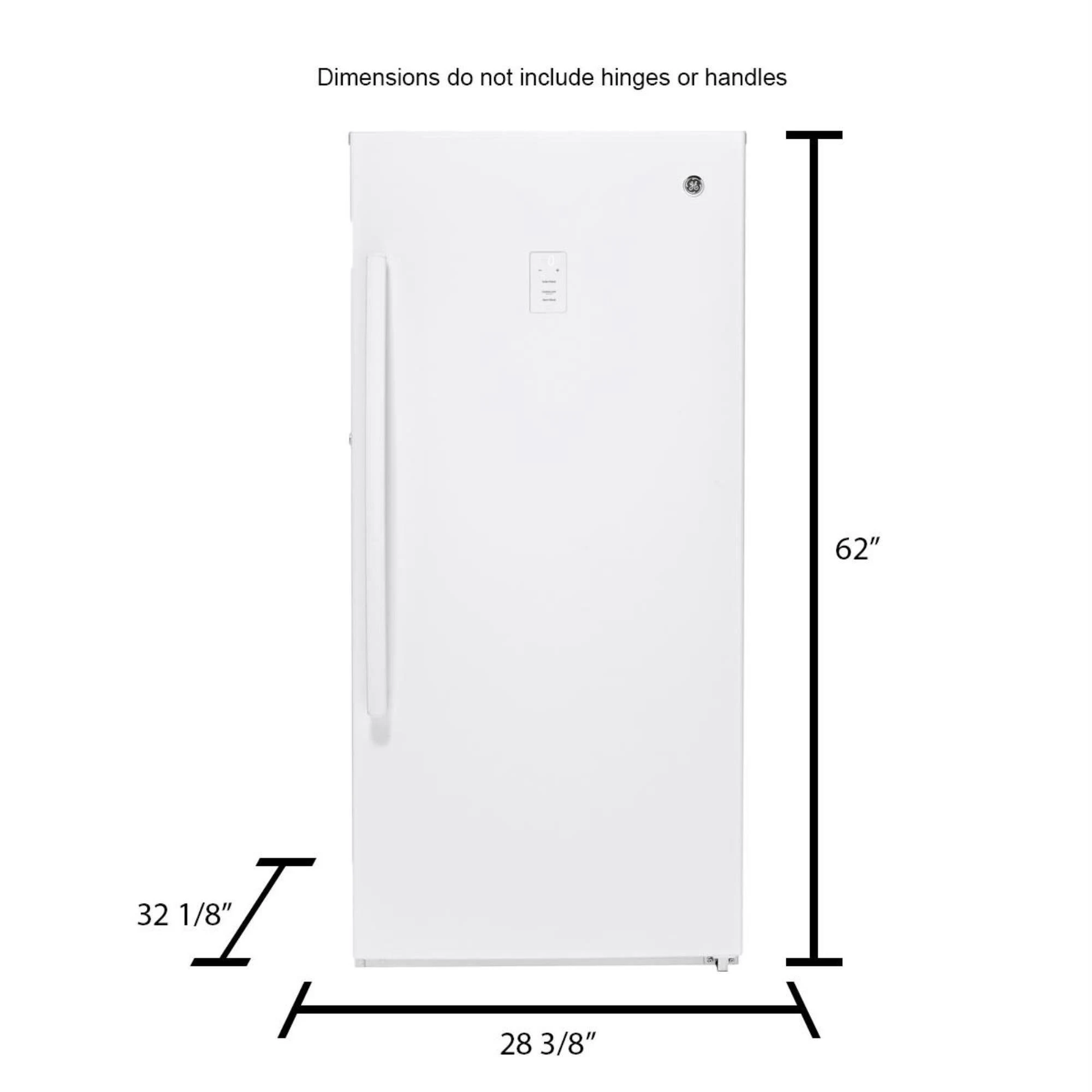 14.1 Cu. ft. White Frost-free Upright Freezer