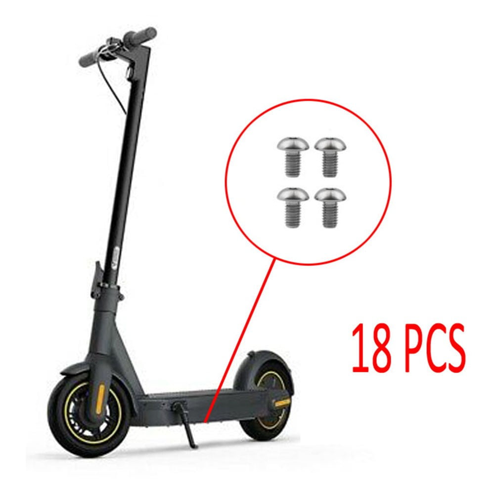 18pcs Electric Scooter Bottom Cover Steel Screws Fit For NINEBOT Max G30 10*4mm