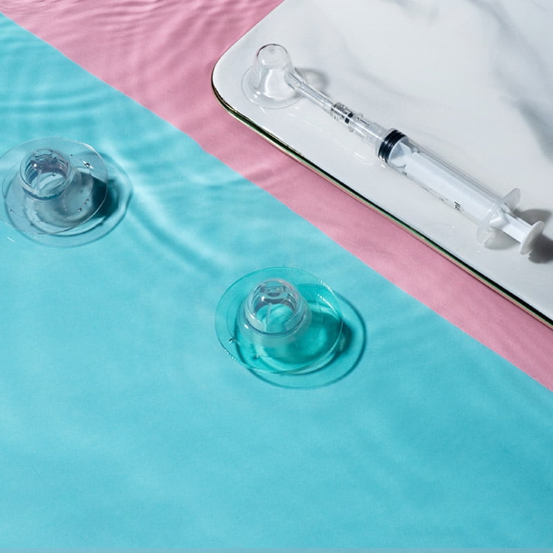 2 Pcs Nipple Vacuum Extractor Aspirator Corrector Feeding Sucking Tool for Flat Inverted Retraction Nipple Treatment