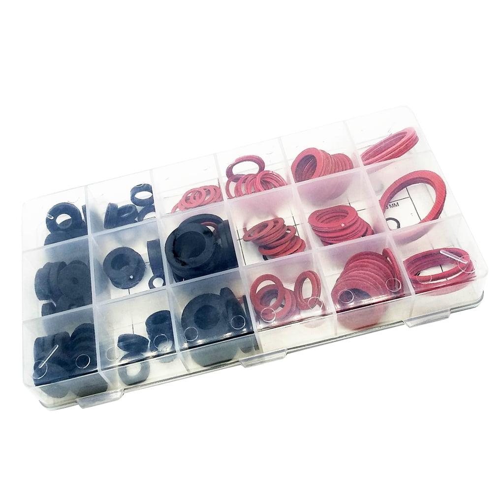 141-Piece Faucet Washer Assortment Kit 18 Different Assorted Sizes O-ring Seal Silicone Gaskets