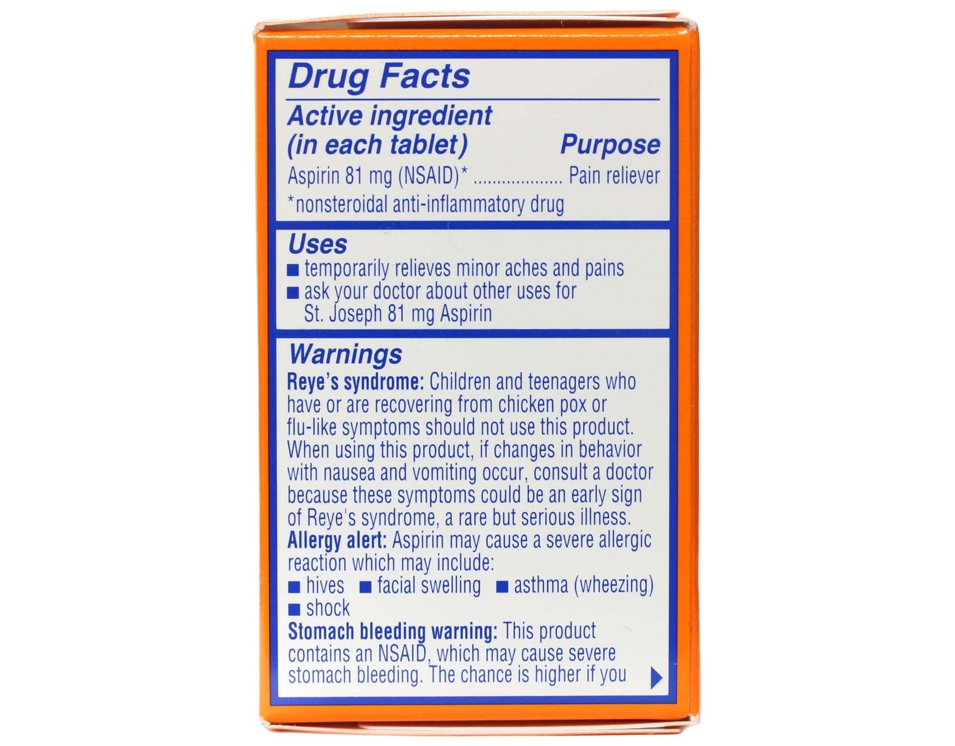 2 Pack St. Joseph Low Dose Aspirin Adult Aspirin Regimen 36 Chewable Tabs Each