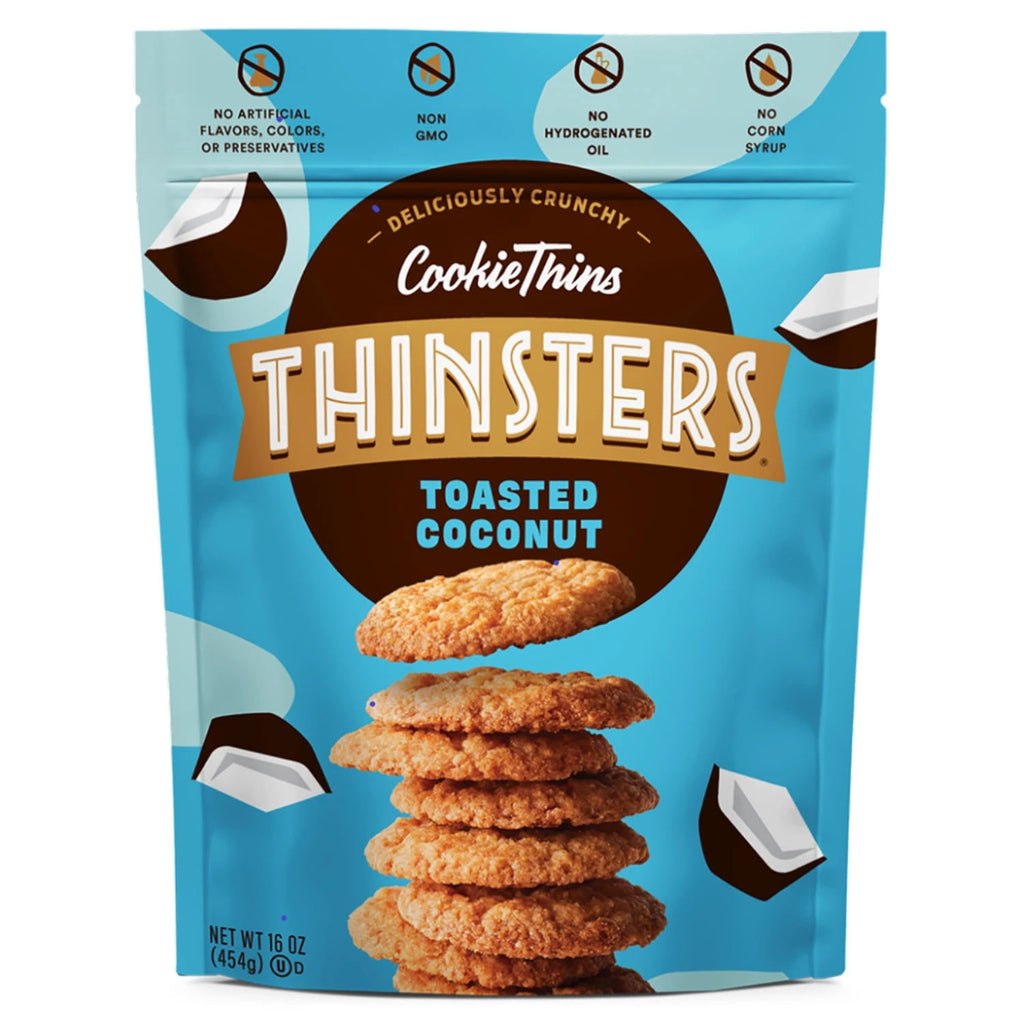 2 PACK | Thinsters Toasted Coconut Cookie Thins (16 oz.)