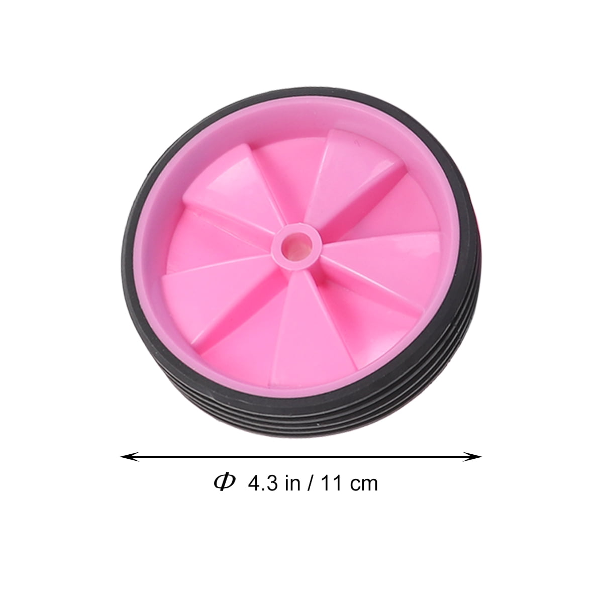 12-20 Inch Universal Porous Training Wheels Auxiliary Wheel Children’s Accessories Balance Auxiliary Wheels(Pink)