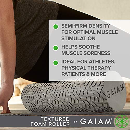 18′ Textured Foam Roller by Gaiam Restore