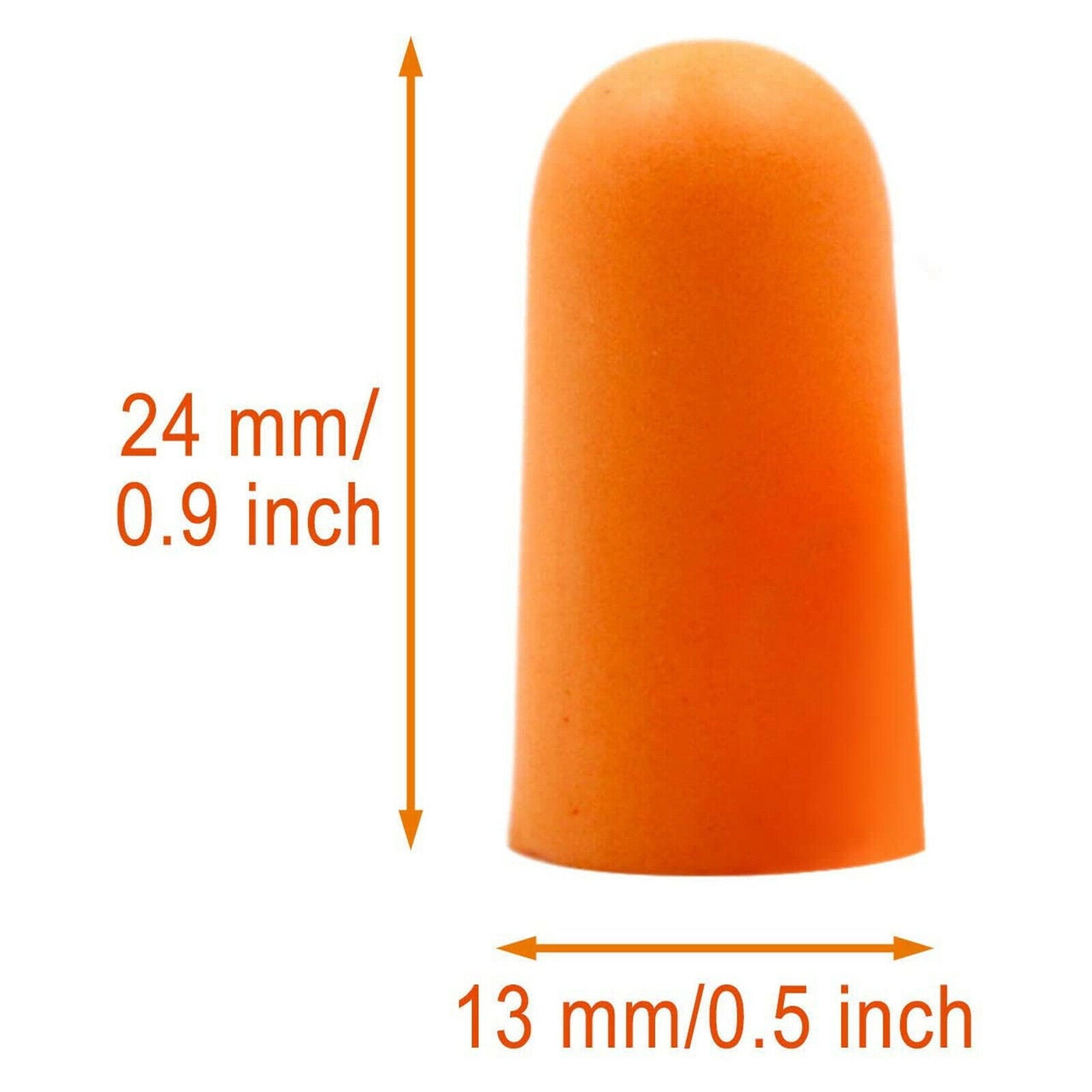 150 Pair Foam Individually Wrapped Earplugs NRR 32dB Soft Ear Plugs(Orange )
