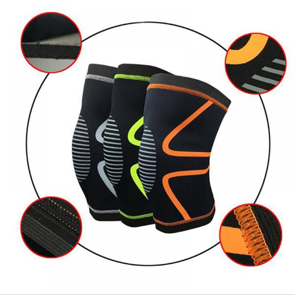1PC Knee Brace Compression Sleeves Support for Women & Men, Wraps Pads for Running, Pain Relief, Injury Recovery, Basketball and More Sports