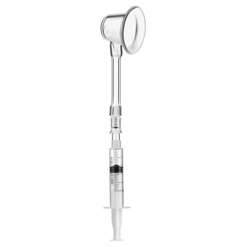 2 Pcs Nipple Vacuum Extractor Aspirator Corrector Feeding Sucking Tool for Flat Inverted Retraction Nipple Treatment