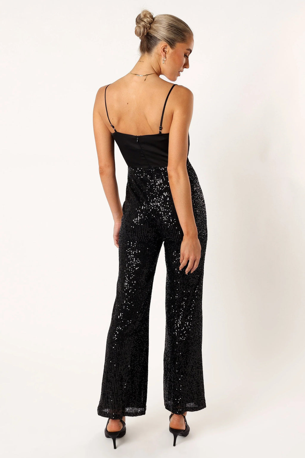 Chiara Sequin Bow-Front Playsuit