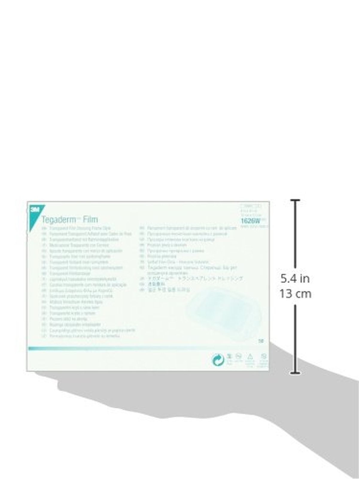 1626W Tegaderm Transparent Dressing 4′ X 4 3/4′ – Box of 50