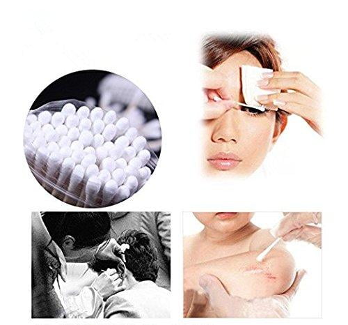 1200 Pieces Organic Cotton Swabs with Wooden Sticks | Biodegradable Cotton Buds | Eco Friendly Cotton Swabs 3” 1200pcs