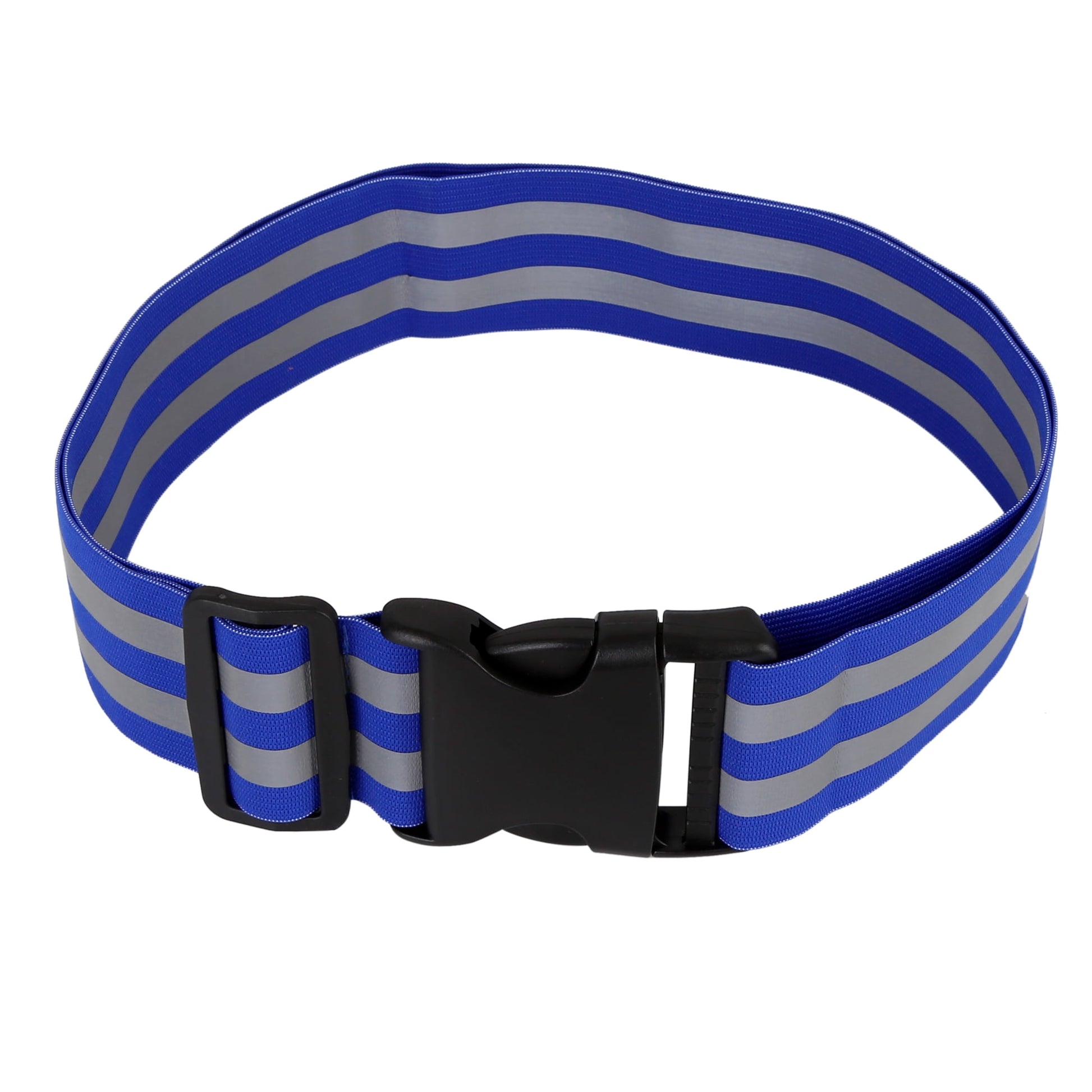 2 Pcs Blue Reflective Belts for Waist Reflective Belts High Visibility Night Safety Cycling Riding Reflector
