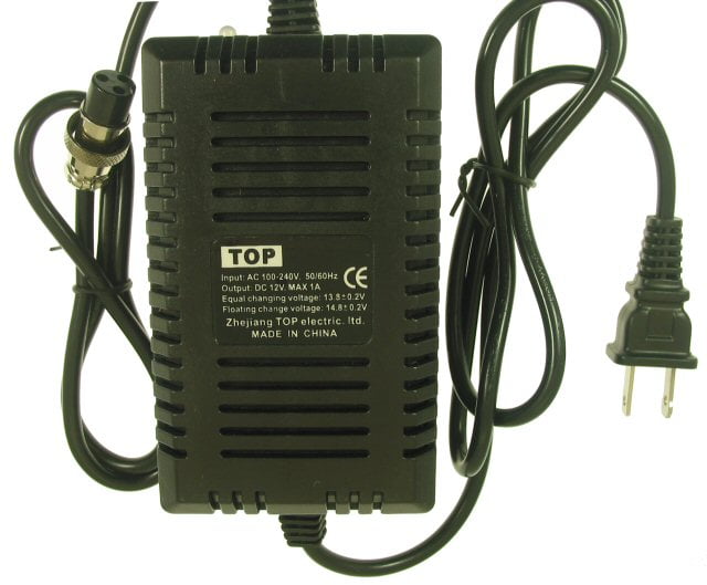 12v, 1ah Battery Charger – 3 Prong Plug