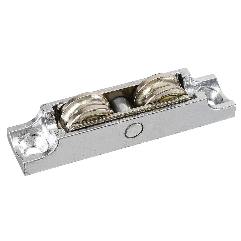 16mm Dia Bearing Steel Electroplating Double Wheel Sliding Door Window Pulley