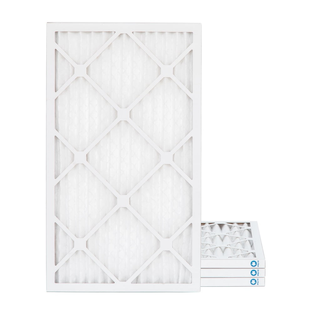 16x24x1 MERV 8 ( MPR 600, FPR 5-6 ) 1′ Air Filters for AC & Furnace. 4 Pack. Exact Size: 15-1/2 x 23-1/2 x 3/4