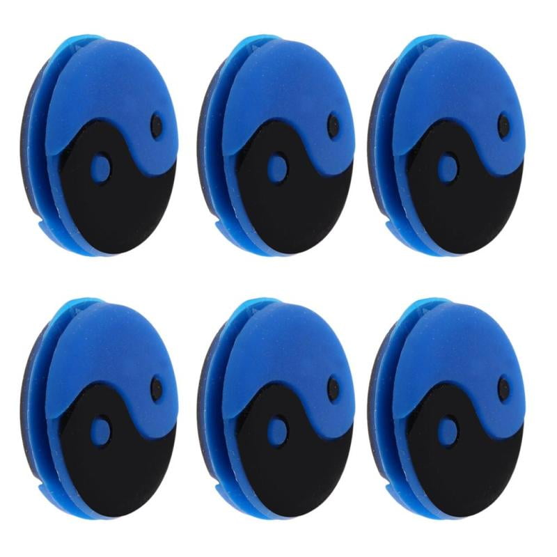 18 Pieces Tennis Racquet Vibration Dampener Shock Absorber 3 Color Mix