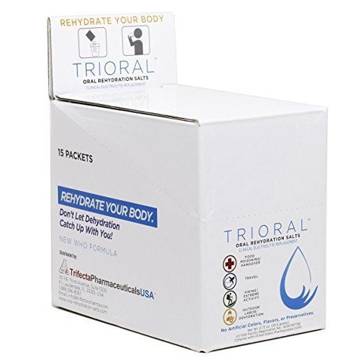 15 Packs of TRIORAL Oral Re-hydration Salts