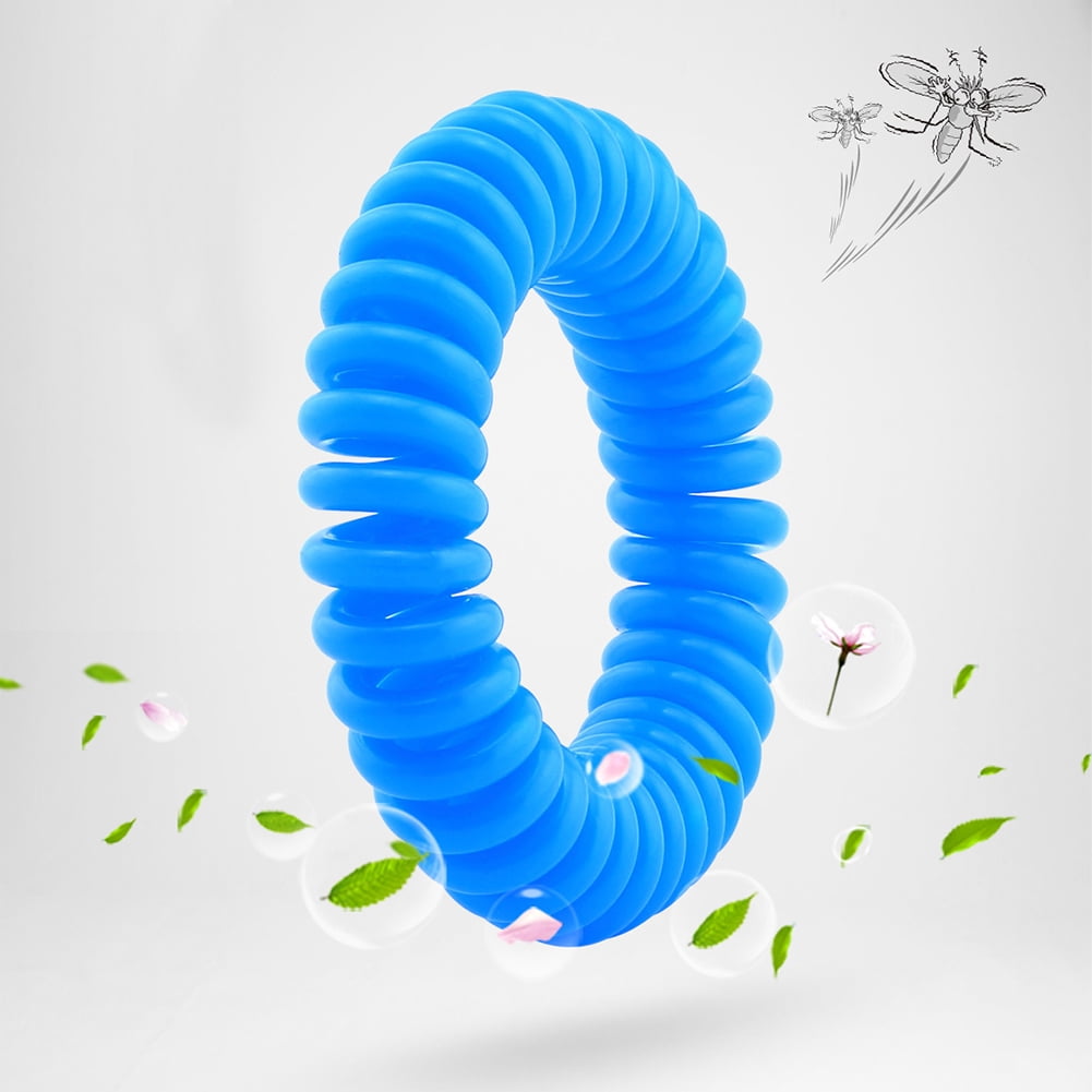 18 Pack Natural Mosquito Insect Repellent Bracelets Outdoor Indoor Bug Pest Control Wristbands for Babies Toddler Kids (Yellow Blue Pink Red Green Purple)