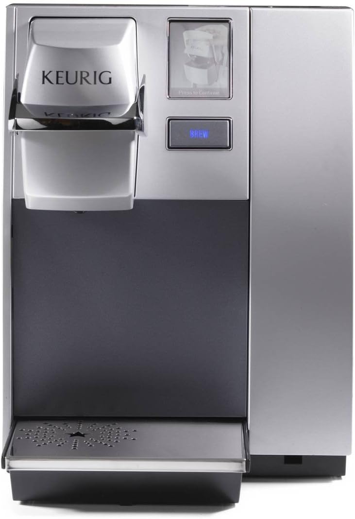 Commercial office single-cup K-Cup coffee machine, silver version