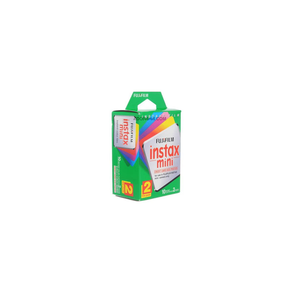 2 Pack instax mini Instant Daylight Film, Twin Pack, 20 Exposures, ISO 800